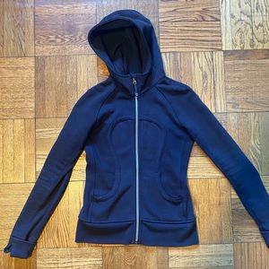 Lululemon navy full zip hoodie size 4!